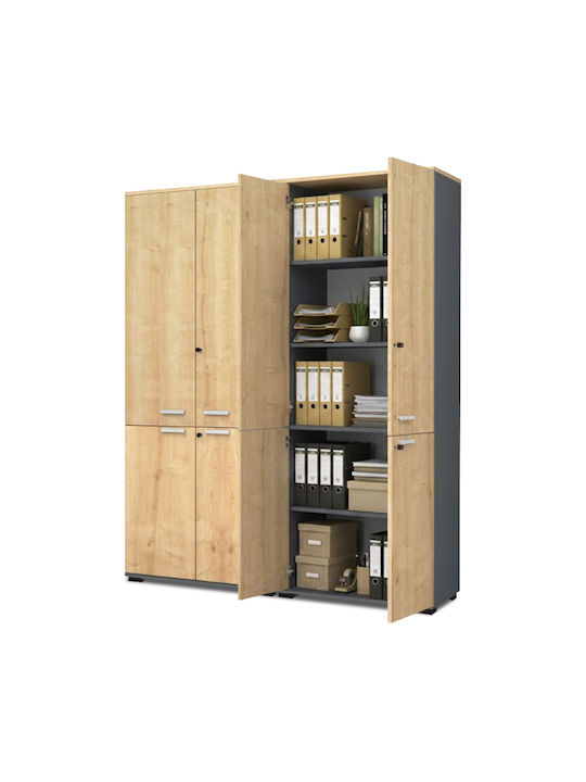 Подова Venturo Антрацит - Натурална Бук 160x40x200см