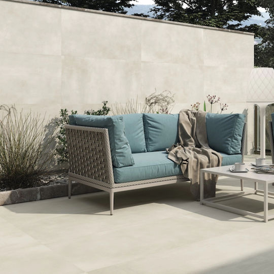 Azulejos Benadresa PR8080R Piesă Ceramica De Podea / Montată Pe Perete În Aer Liber Porțelan Matt 80x80cm Sand