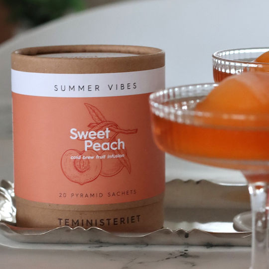 Teministeriet Teministeriet Summer Vibes Sweet Peach Fruit Herbal Tea 20 Sachets