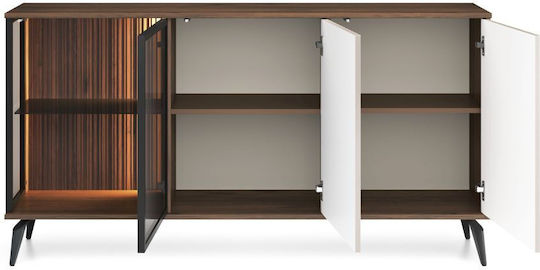 Sideboard Vici Holz Braun 154x39x80cm