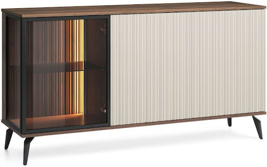 Sideboard Vici Holz Braun 154x39x80cm