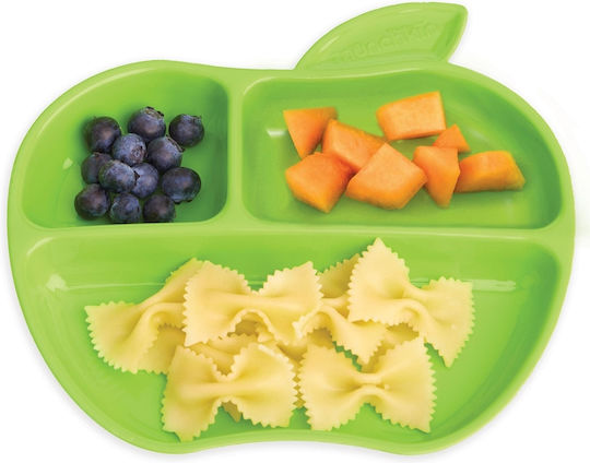 Munchkin Baby Food Plate Apple made of Plastic Multicolour 3pcs