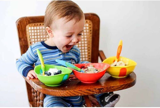 Munchkin Baby Food Bowl 12m+ made of Plastic Multicolour 3pcs