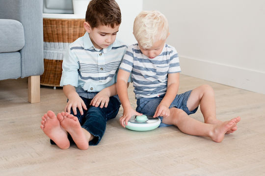 GoBe Baby Food Bowl made of Plastic Blue