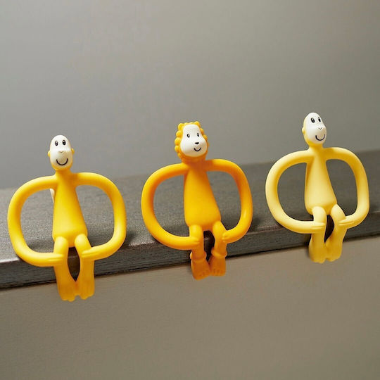 Matchstick Monkey Monkey Teething Ring BPA Free Silicone for 3 m+