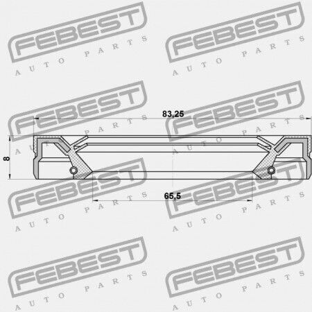 Уплътнение На Вал Audi A3 S3 Sportb Lim Qu 2004-2013 Rdw 02d525596b