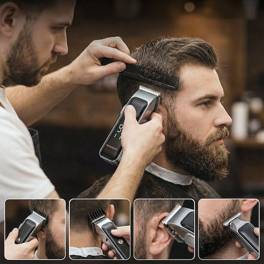 Surker Elektrischer Folien-Haarschneider Kämme-Maschine Schwarz RFC-688B