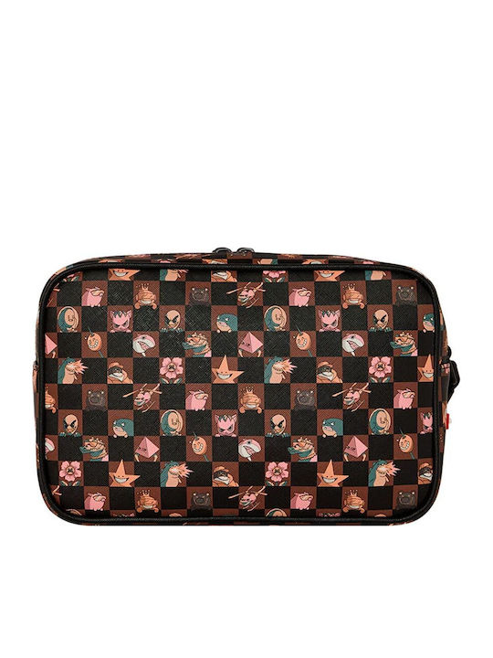 Sprayground Peeking Characters Remix Toiletry Bag B8907 25 X 8 X 20 Cm Multicolored One Size