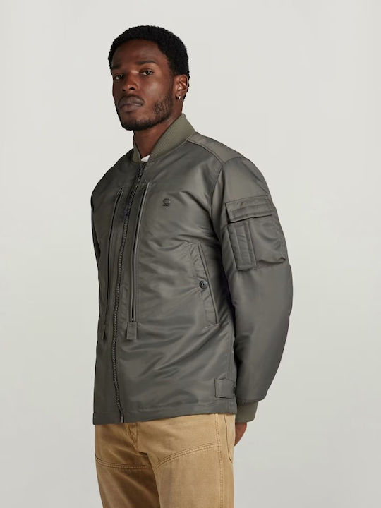 Μπουφάν Bomber Διπλής Όψης Gs Grey