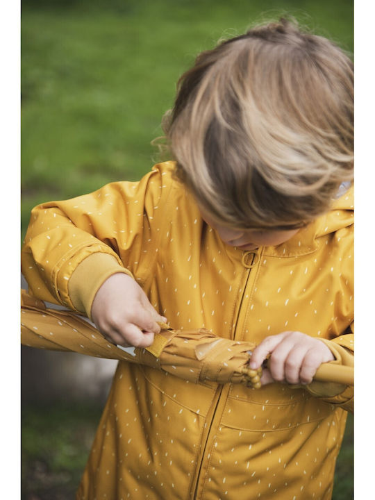 Trixie Kids Curved Handle Umbrella Mr Lion with Diameter 70cm Yellow