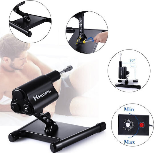 Hismith Fuck Machine 3.0 Секс Машина в Черен Цвят