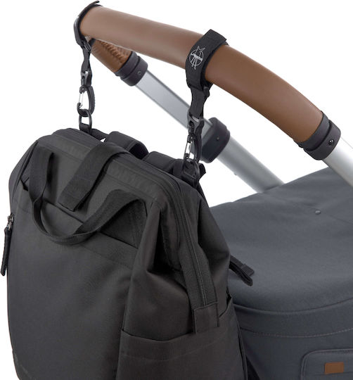 Laessig Wickeltasche Rucksack Goldie Up Schwarze