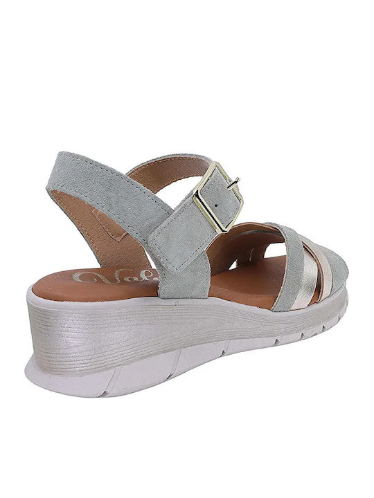 Leather Women's Anatomic Green Sandals