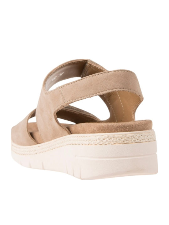 Sandale Casual Damă Flatforme Maro