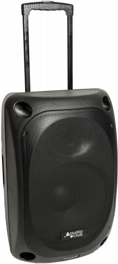 Audio Club Karaoke Speaker with Wireless Microphones MOOV15-PRO Black