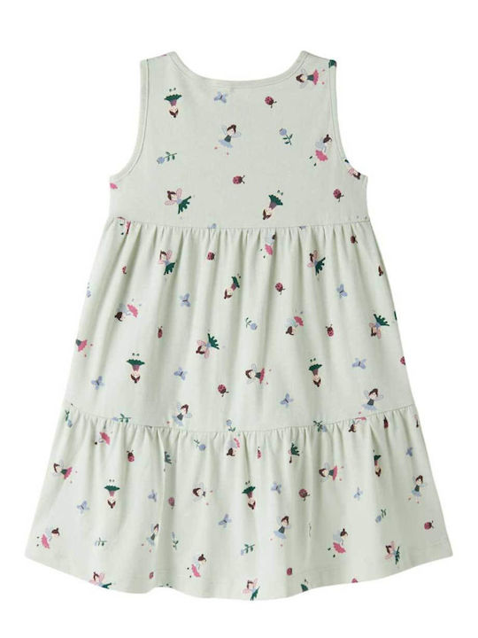 Rochie Fetiță Floral Turcoaz