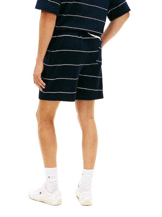 Tommy Hilfiger Мъжки Бански Шорти Бели На Райета