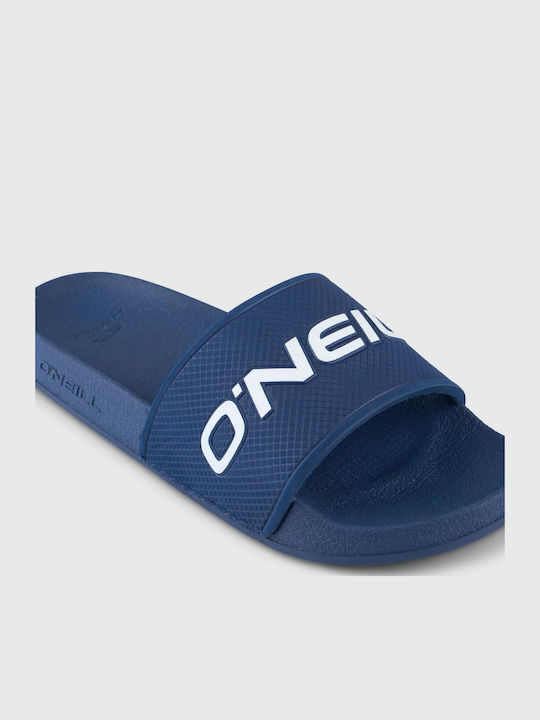 Logo Men's Slides Blue