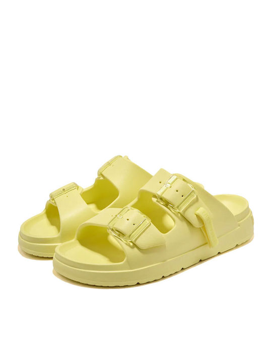 Vibe Flip Flops in Yellow Colour