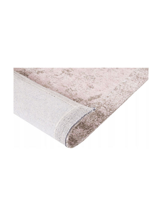 Beliani Χαλί Ορθογώνιο Βαμβακερό Pink 160x230cm