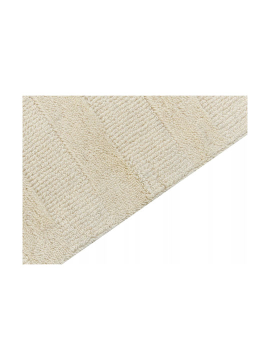 Beliani Χαλί Ορθογώνιο Μάλλινο Beige 200x300cm
