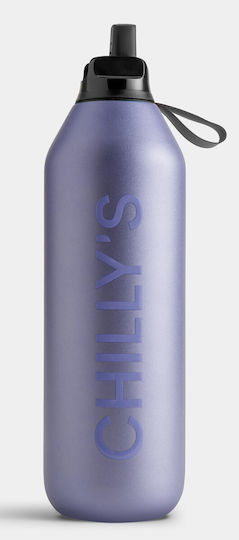Chilly's Series 2 Flip Thermosflasche Rostfreier Stahl BPA-frei 1lt Series mit Stroh