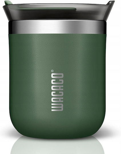 Wacaco Octaroma Classico Ποτήρι Θερμός Ανοξείδωτο BPA Free 180ml Pomona Green με Επιστόμιο