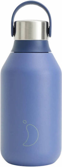 Chilly's Series 2 Μπουκάλι Θερμός Ανοξείδωτο BPA Free 350ml Whale Blue