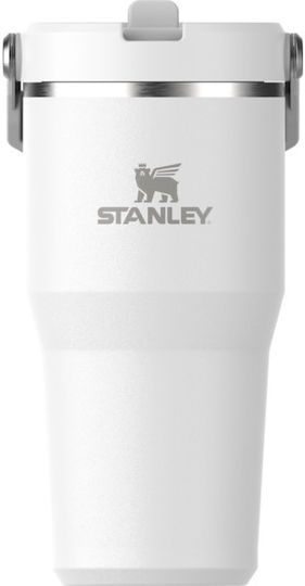 Stanley Iceflow Flip Сламка Чаша Термос Неръждаема Стомана Без BPA 590мл Frost с Сламка