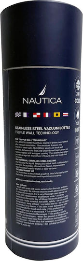 Nautica Ποτήρι Θερμός Ανοξείδωτο 600ml Μέντα