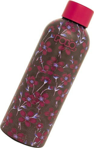 Polo Μπουκάλι Θερμός Ανοξείδωτο BPA Free 500ml Blossom με Καλαμάκι