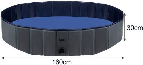 Purlov Extensibil Parc pentru Câini de Culoare Albastru 30 x 30 x 30cm