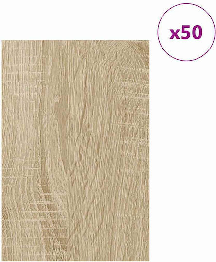 Vidaxl Holzhandwerksdekoration 50 Stück Sonoma Eiche 40 X 60 X 0.3 cm