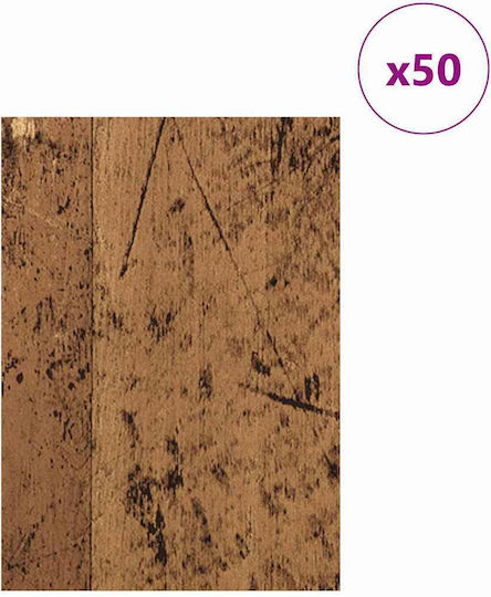 Vidaxl Διακοσμητικά Πάνελ 50 Pcs Παλαιό Ξύλο 15 X 21 X 0.3 Εκ