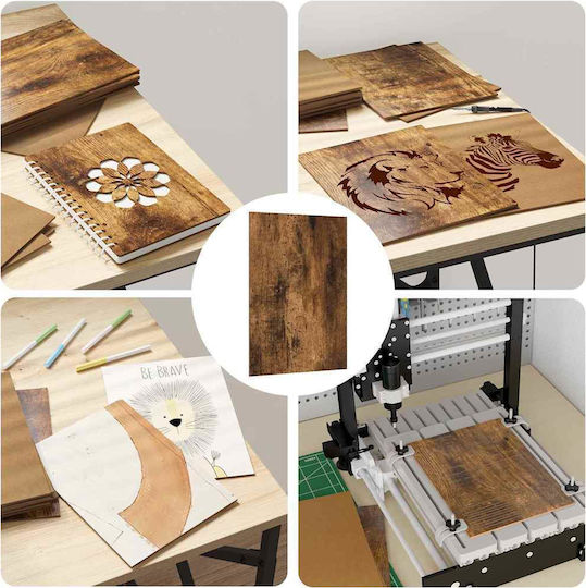 Vidaxl Διακοσμητικά Πάνελ 150 Pcs Καπνιστή Δρυς 15 X 21 X 0.3 Εκ