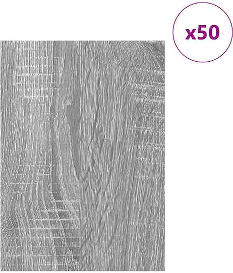 Vidaxl Πίνακες Διακόσμησης 50 Pcs Γκρι Sonoma 30 X 42 X 0.3 Εκ