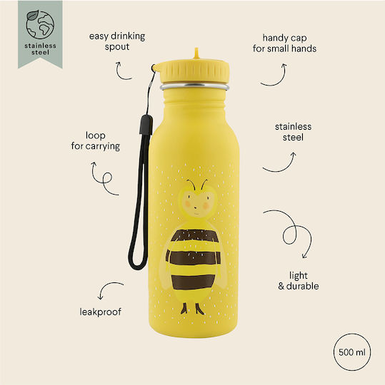Trixie Mrs Bumblebee Edelstahl Trinkflasche 500ml 77928