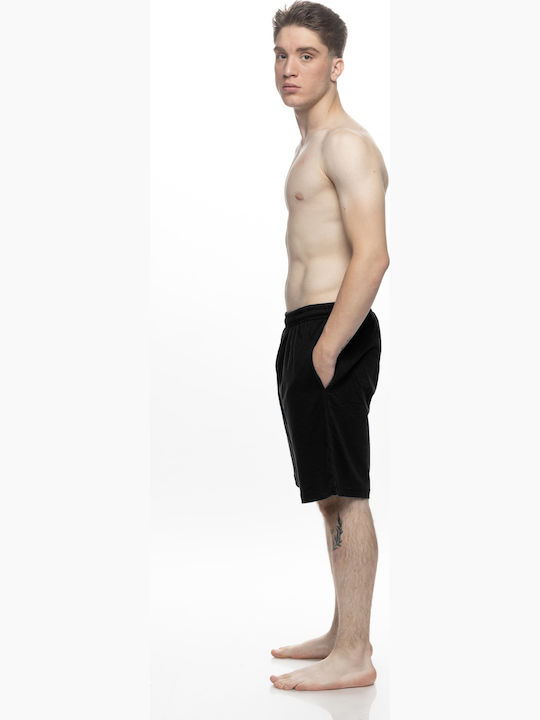 Galaxy Sommer Herrenpyjama Hose Schwarz
