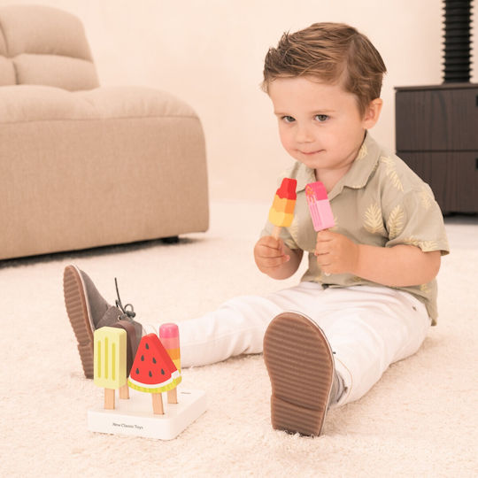 New Classic Toys Ice Lollies Made of Wood for 3+ Years 6pcs