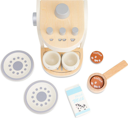 New Classic Toys Εσπρεσιέρα από Ξύλο για 3+ Ετών