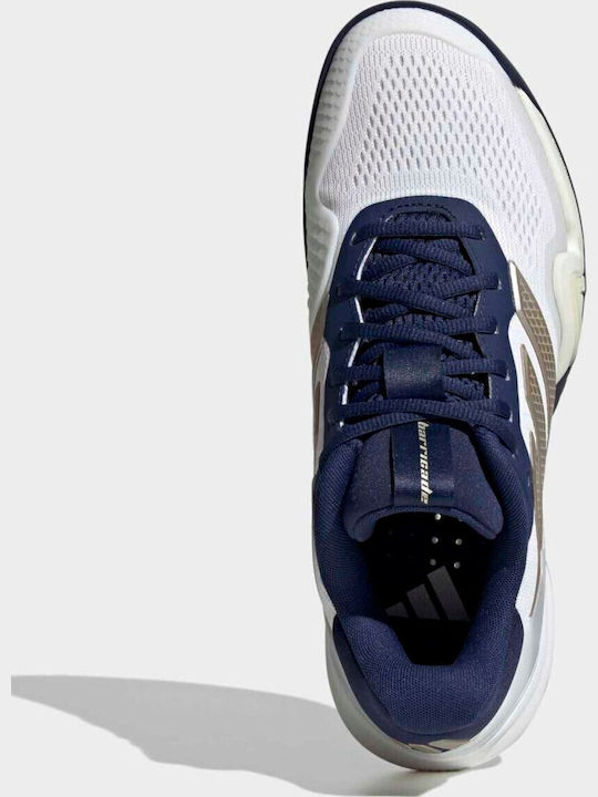 adidas Barricade Ανδρικά Παπούτσια Τένις για Χωμάτινα Γήπεδα Λευκά adidas Barricade Ανδρικά Παπούτσια Τένις για Χωμάτινα Γήπεδα Λευκά