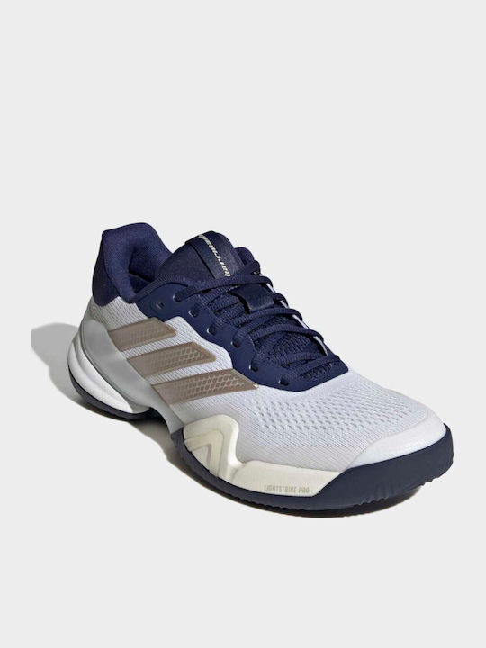 adidas Barricade Мъжки Обувки за Тенис за Глинени Игрища Бели