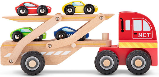 New Classic Toys Φορτηγό Μεταφοράς Αυτοκινήτων Σετ με Φορτηγό