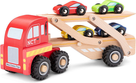 New Classic Toys Φορτηγό Μεταφοράς Αυτοκινήτων Σετ με Φορτηγό