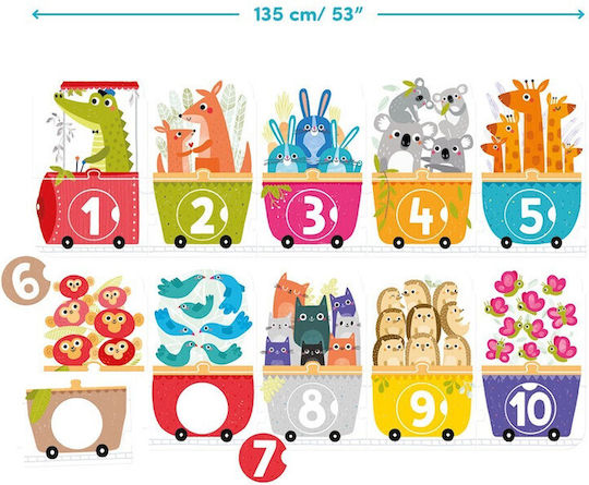 Banana Panda Puzzle Faceți un tren de numere de meci 36m+ 36m