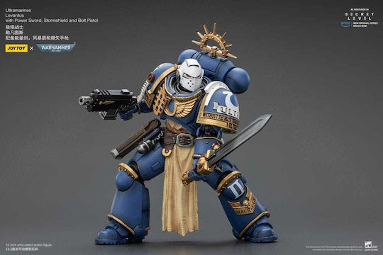 Warhammer 40000 Ultramarines Levantus Power Sword Stormshield Bolt Pistol Φιγούρα Δράσης 13cm