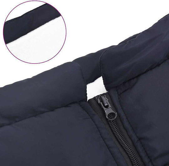 vidaXL Blue Fleece / Waterproof Dog Coat XXXLarge