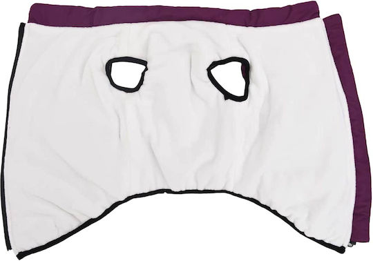 vidaXL Purple Fleece / Waterproof Dog Coat XXXLarge