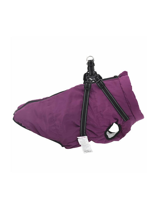 vidaXL Hundemantel Fleece / Wasserdicht Lila XXXXLarge
