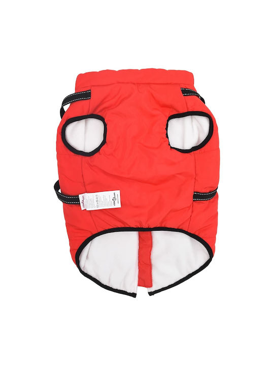 vidaXL Hundemantel Fleece / Wasserdicht Rot XXXLarge